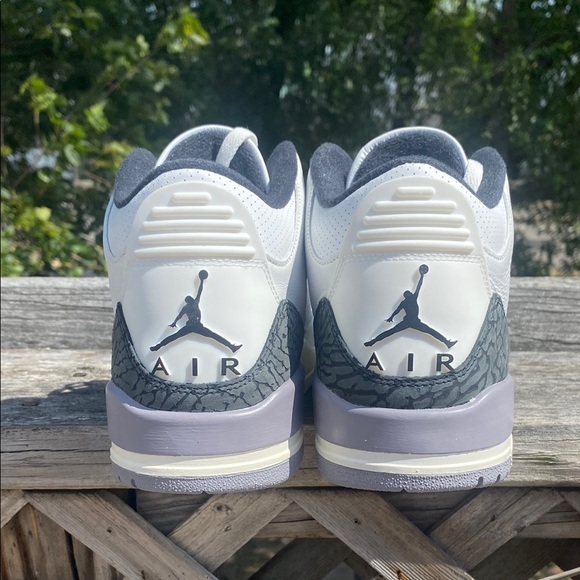 Jordan 3 White and Black Sneakers Size 10.5 
(No Box) - Picture 4 of 6